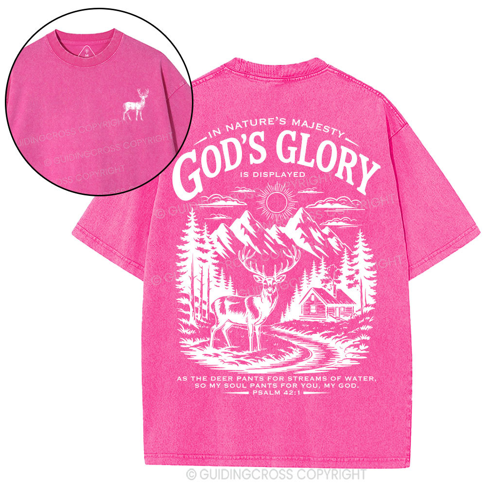 God's Glory Christian Washed T-Shirt