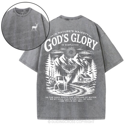 God's Glory Christian Washed T-Shirt