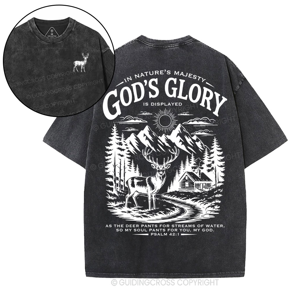 God's Glory Christian Washed T-Shirt