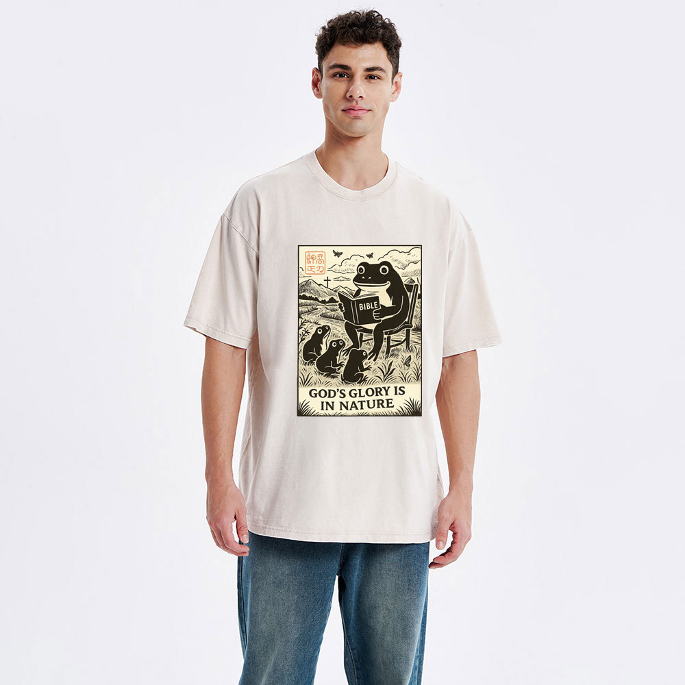 God's Glory Christian Washed T-Shirt