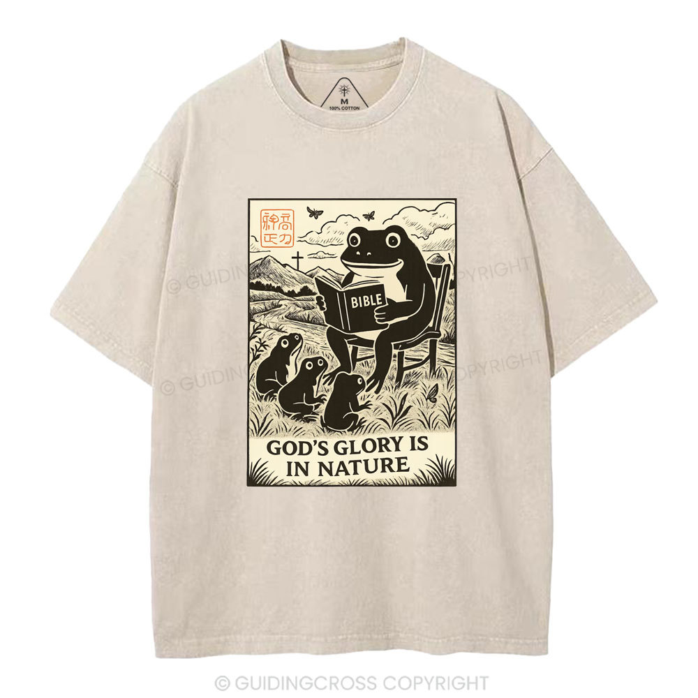 God's Glory Christian Washed T-Shirt