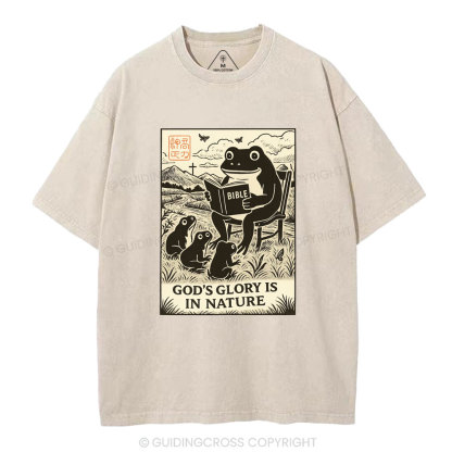 God's Glory Christian Washed T-Shirt