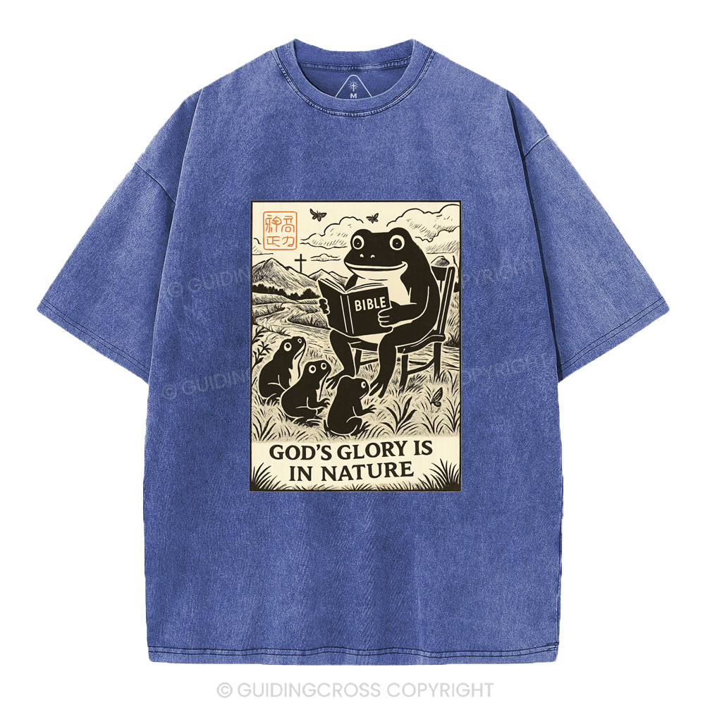 God's Glory Christian Washed T-Shirt