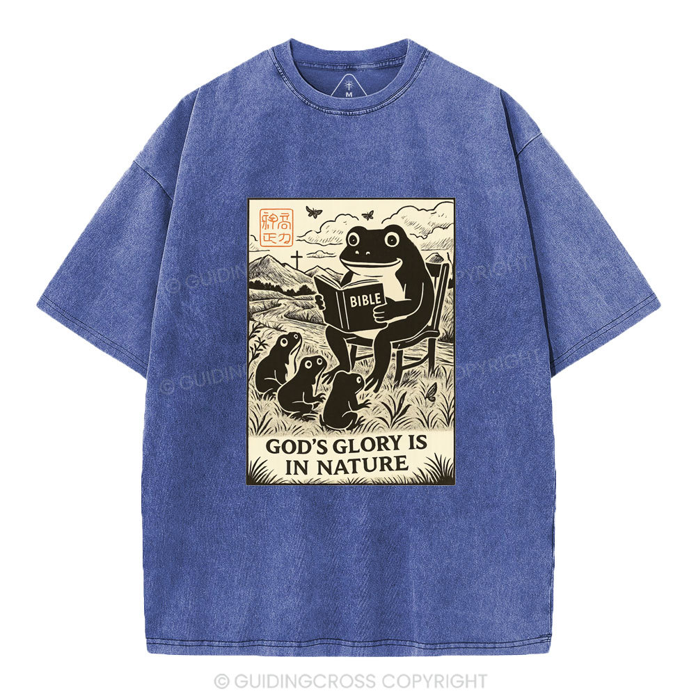 God's Glory Christian Washed T-Shirt