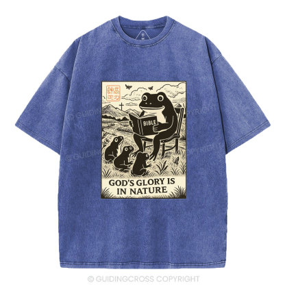 God's Glory Christian Washed T-Shirt
