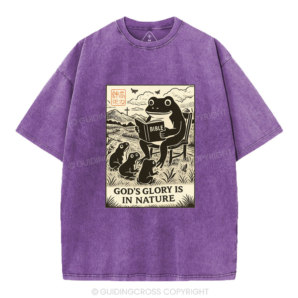 God's Glory Christian Washed T-Shirt