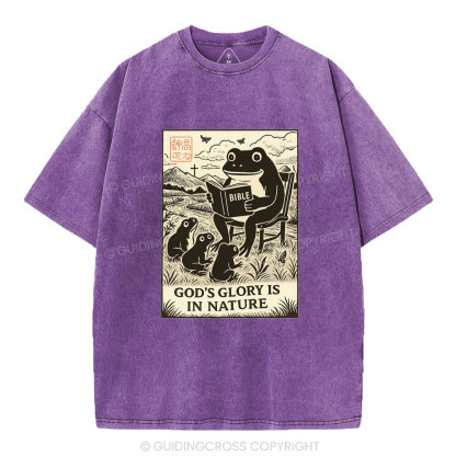 God's Glory Christian Washed T-Shirt