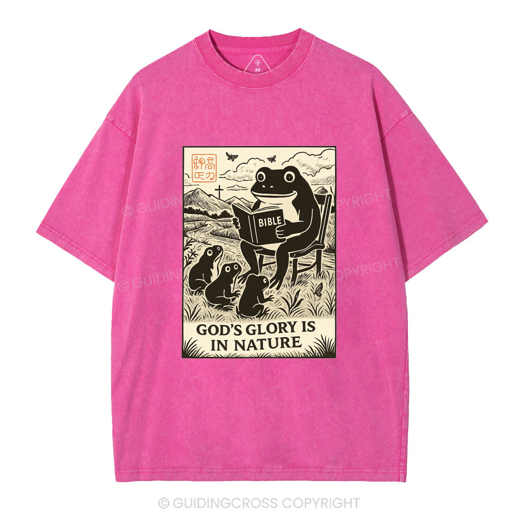 God's Glory Christian Washed T-Shirt