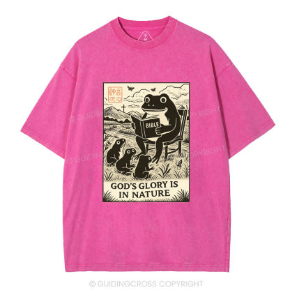 God's Glory Christian Washed T-Shirt