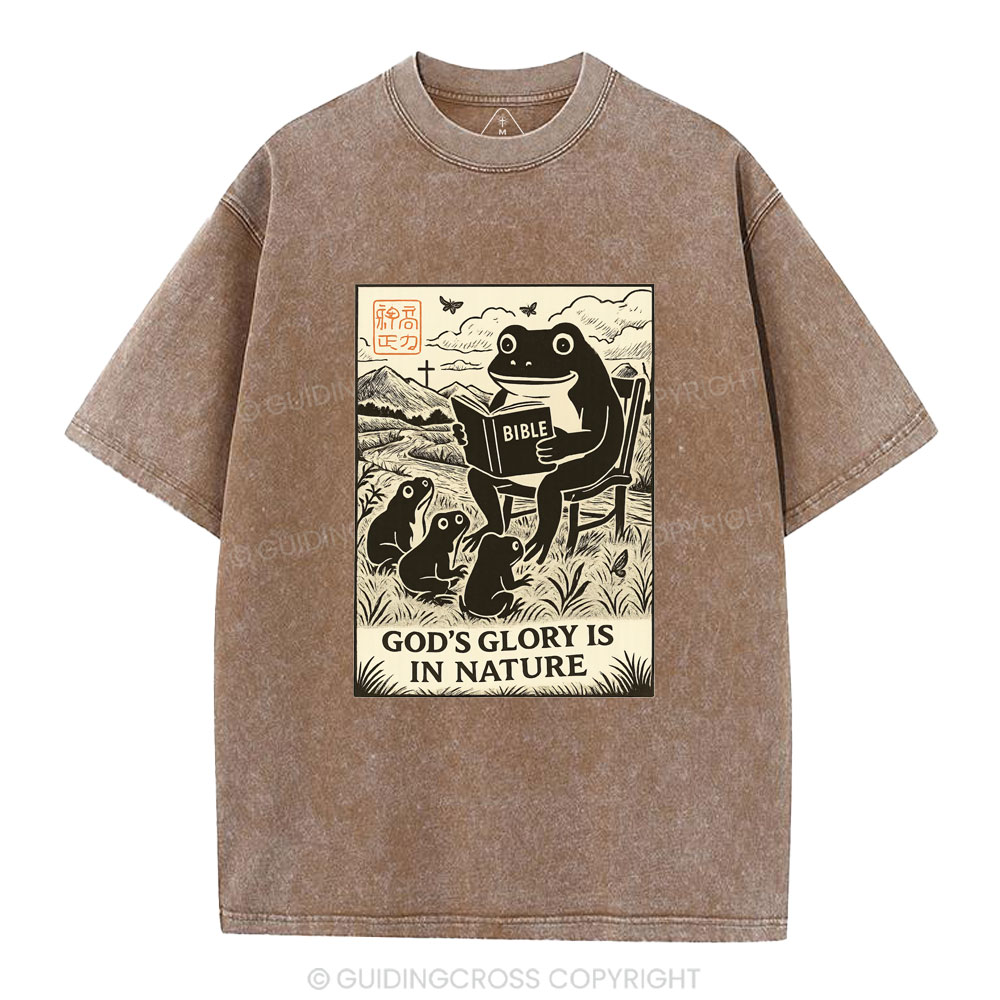 God's Glory Christian Washed T-Shirt