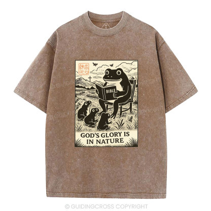 God's Glory Christian Washed T-Shirt