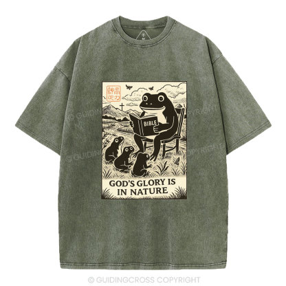 God's Glory Christian Washed T-Shirt
