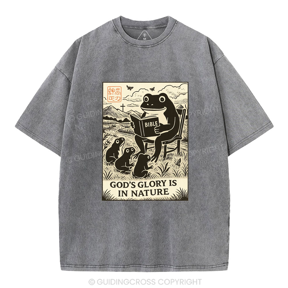 God's Glory Christian Washed T-Shirt