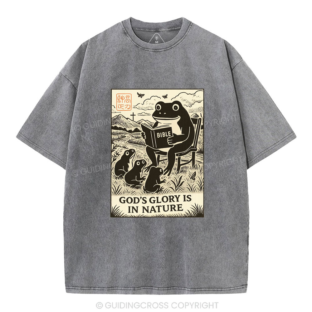 God's Glory Christian Washed T-Shirt