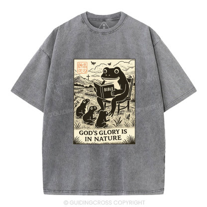 God's Glory Christian Washed T-Shirt