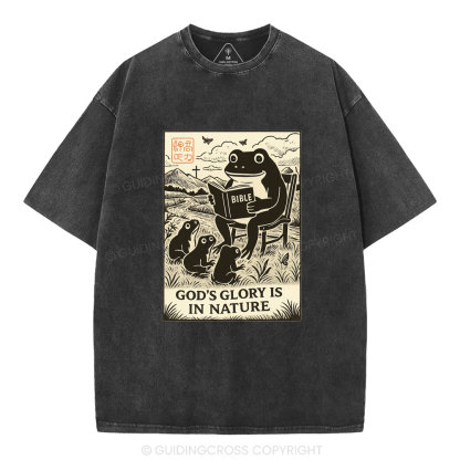 God's Glory Christian Washed T-Shirt