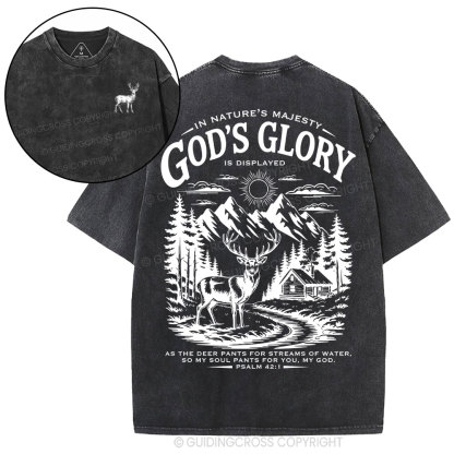 God's Glory Christian Washed T-Shirt