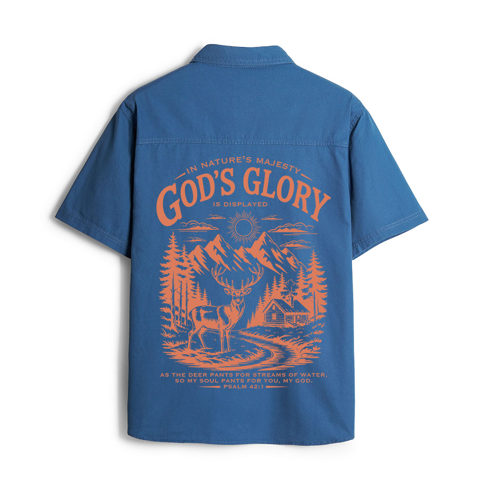 God's Glory Christian Work Shirt