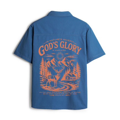 God's Glory Christian Work Shirt