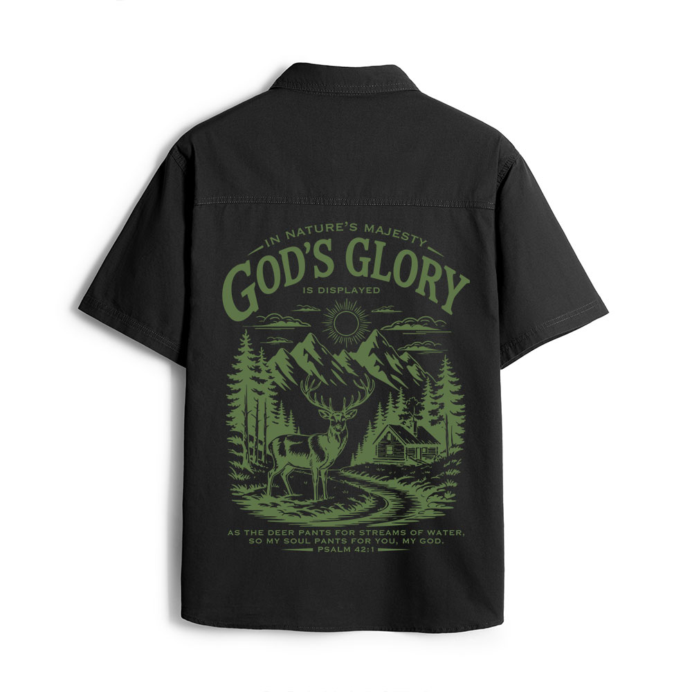 God's Glory Christian Work Shirt