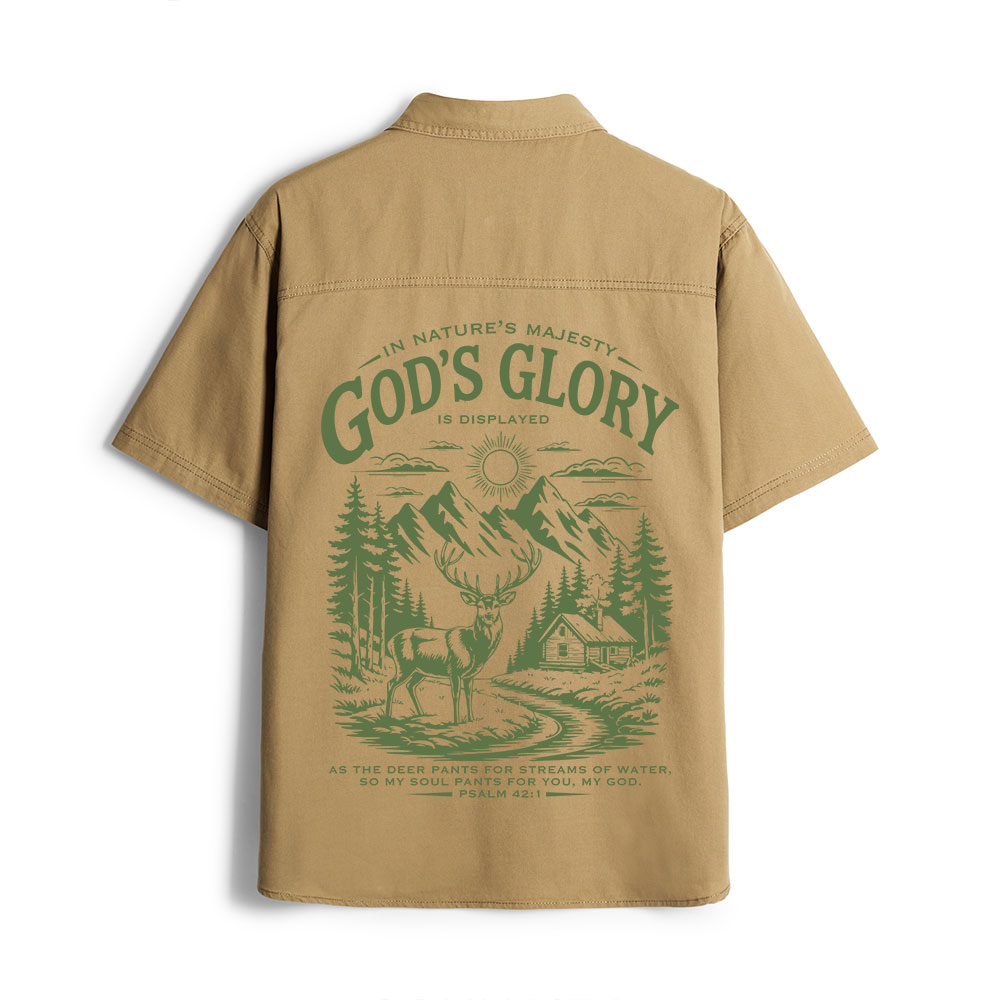 God's Glory Christian Work Shirt