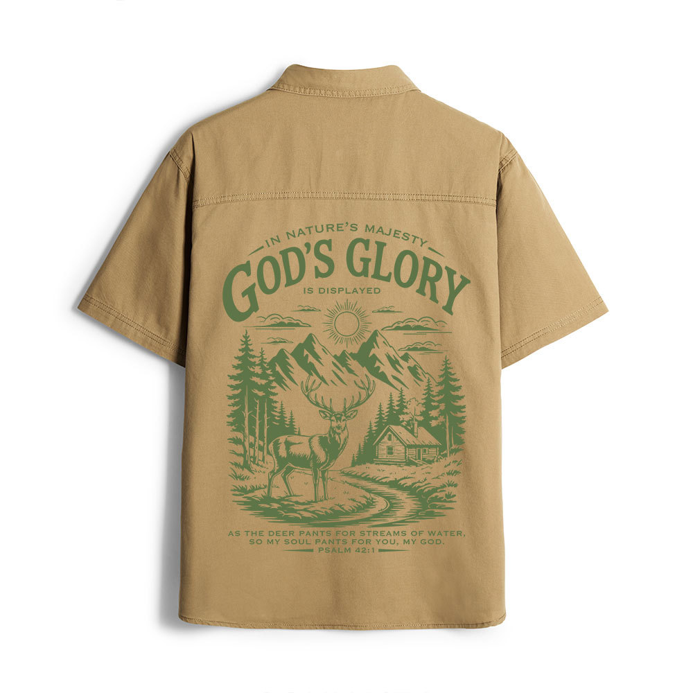 God's Glory Christian Work Shirt