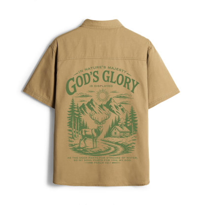 God's Glory Christian Work Shirt