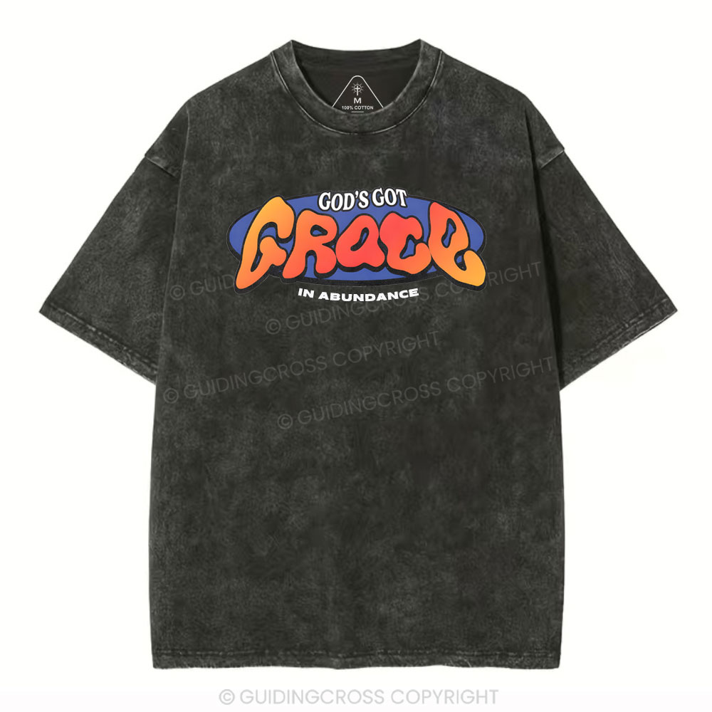 God's Got Grace Christian Washed T-Shirt