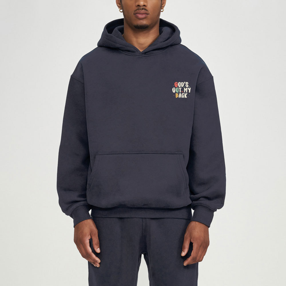 God's Got My Back Christian Fleece Hoodie Set