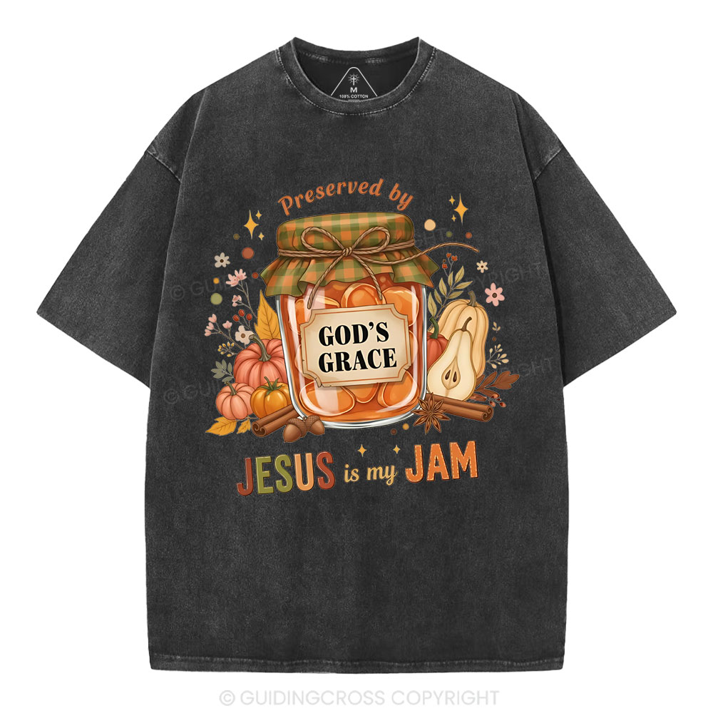 God's Grace  Christian Washed T-Shirt