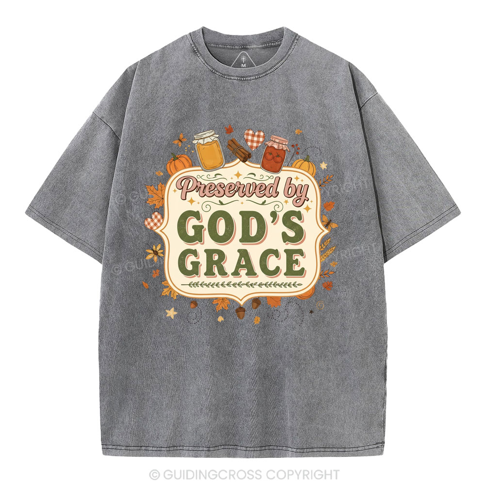 God's Grace Christian Washed T-Shirt