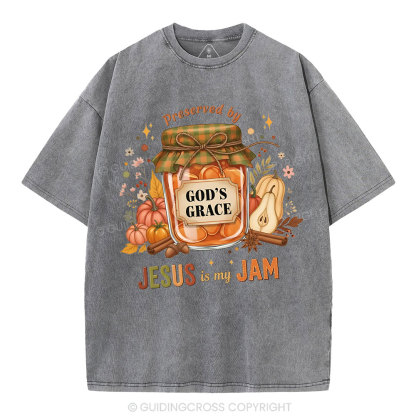 God's Grace  Christian Washed T-Shirt
