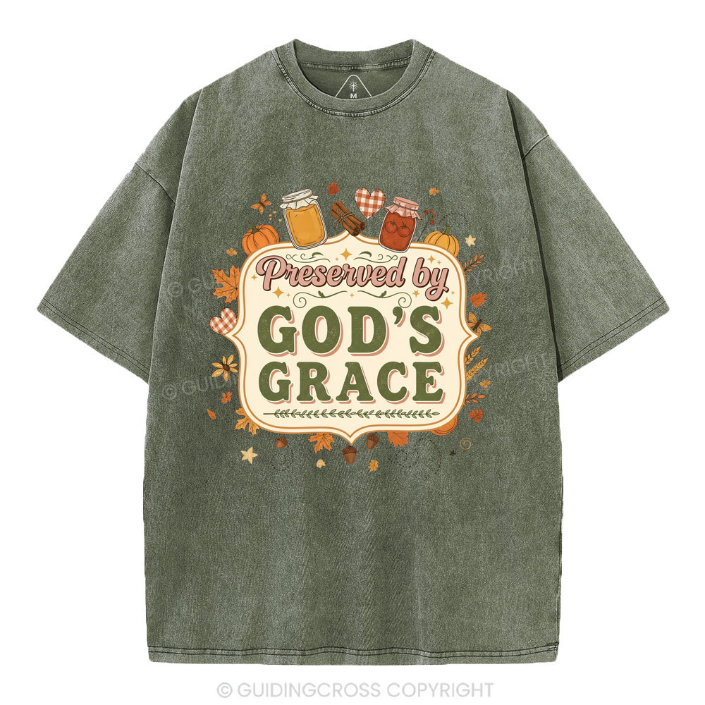 God's Grace Christian Washed T-Shirt