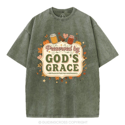 God's Grace Christian Washed T-Shirt