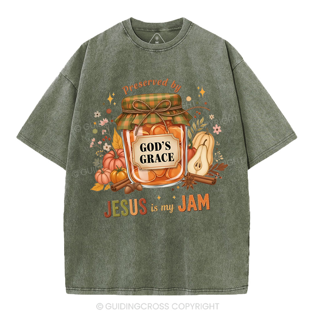 God's Grace  Christian Washed T-Shirt