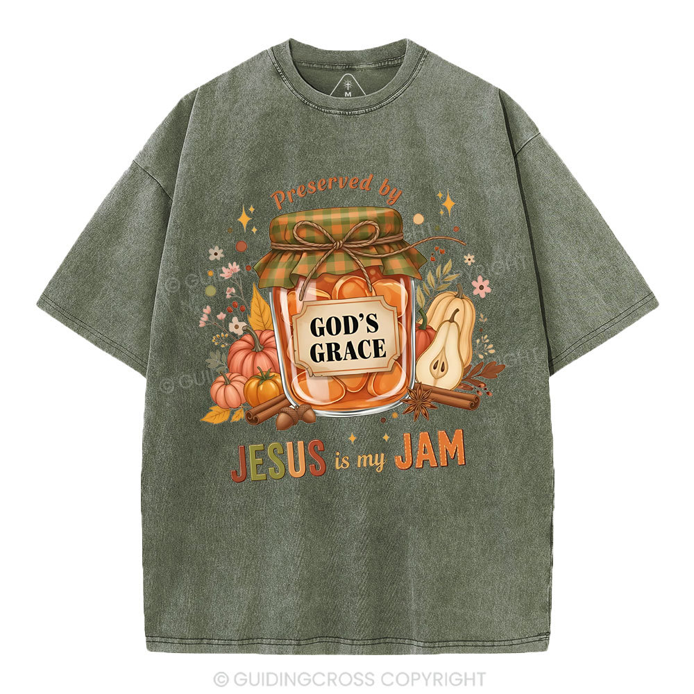 God's Grace  Christian Washed T-Shirt