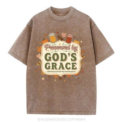 God's Grace Christian Washed T-Shirt