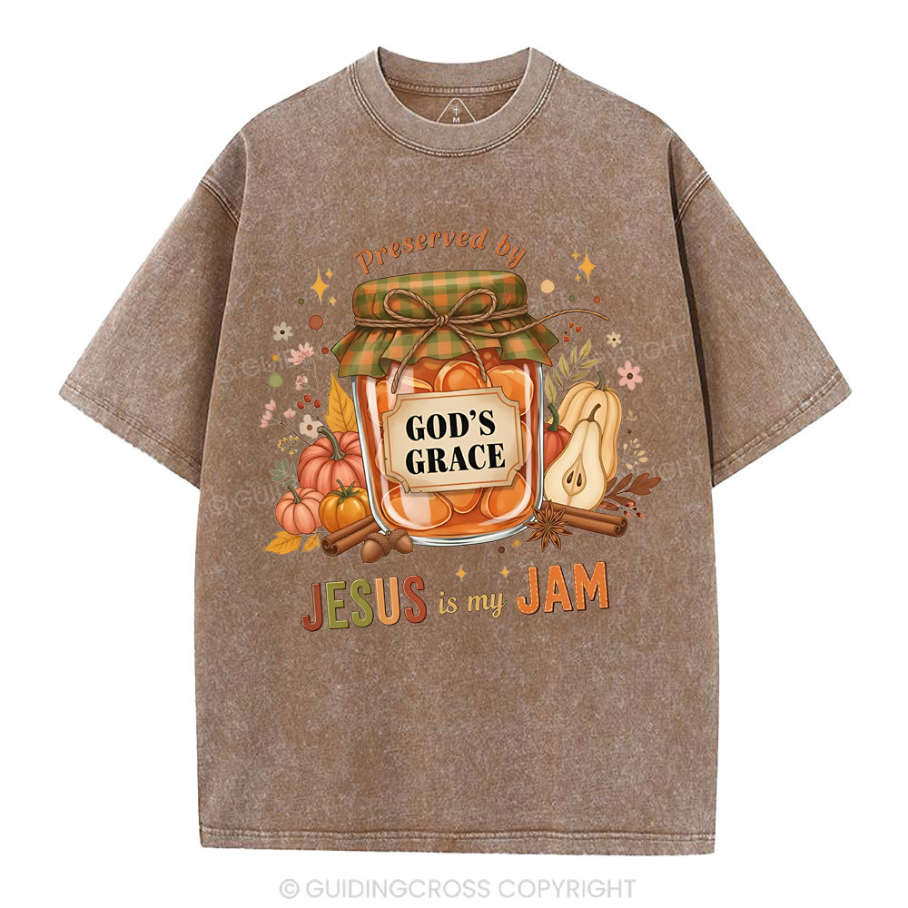 God's Grace  Christian Washed T-Shirt
