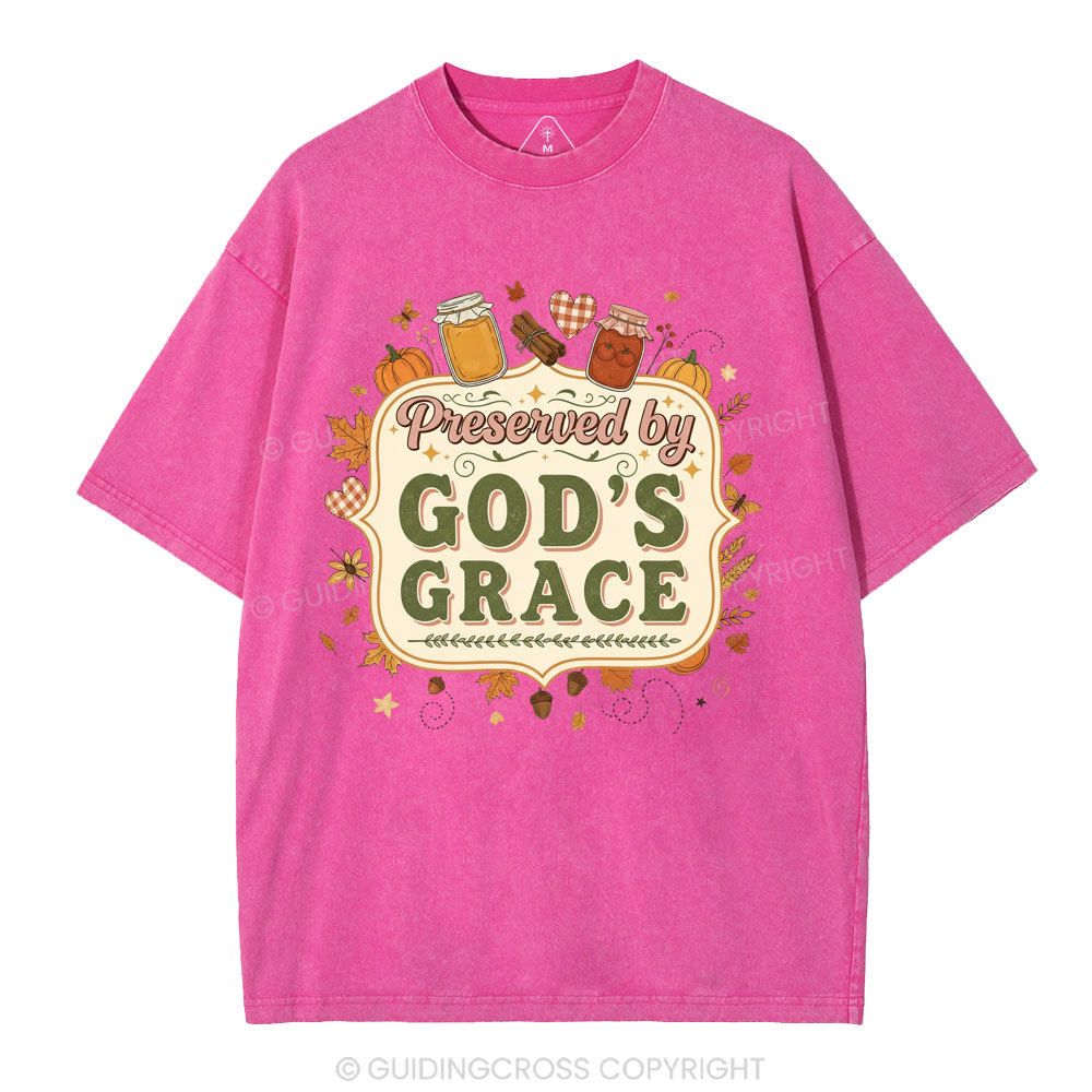 God's Grace Christian Washed T-Shirt