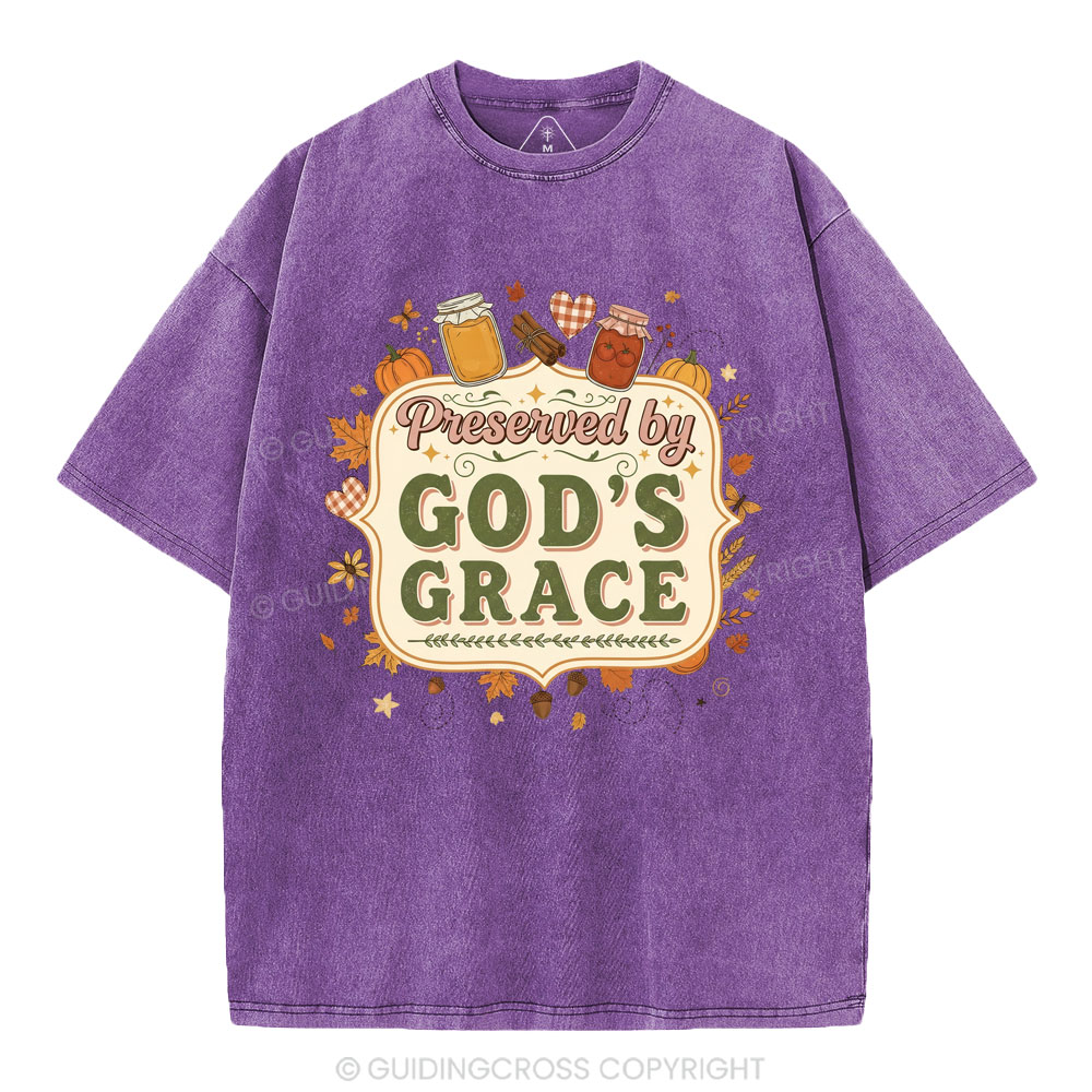 God's Grace Christian Washed T-Shirt