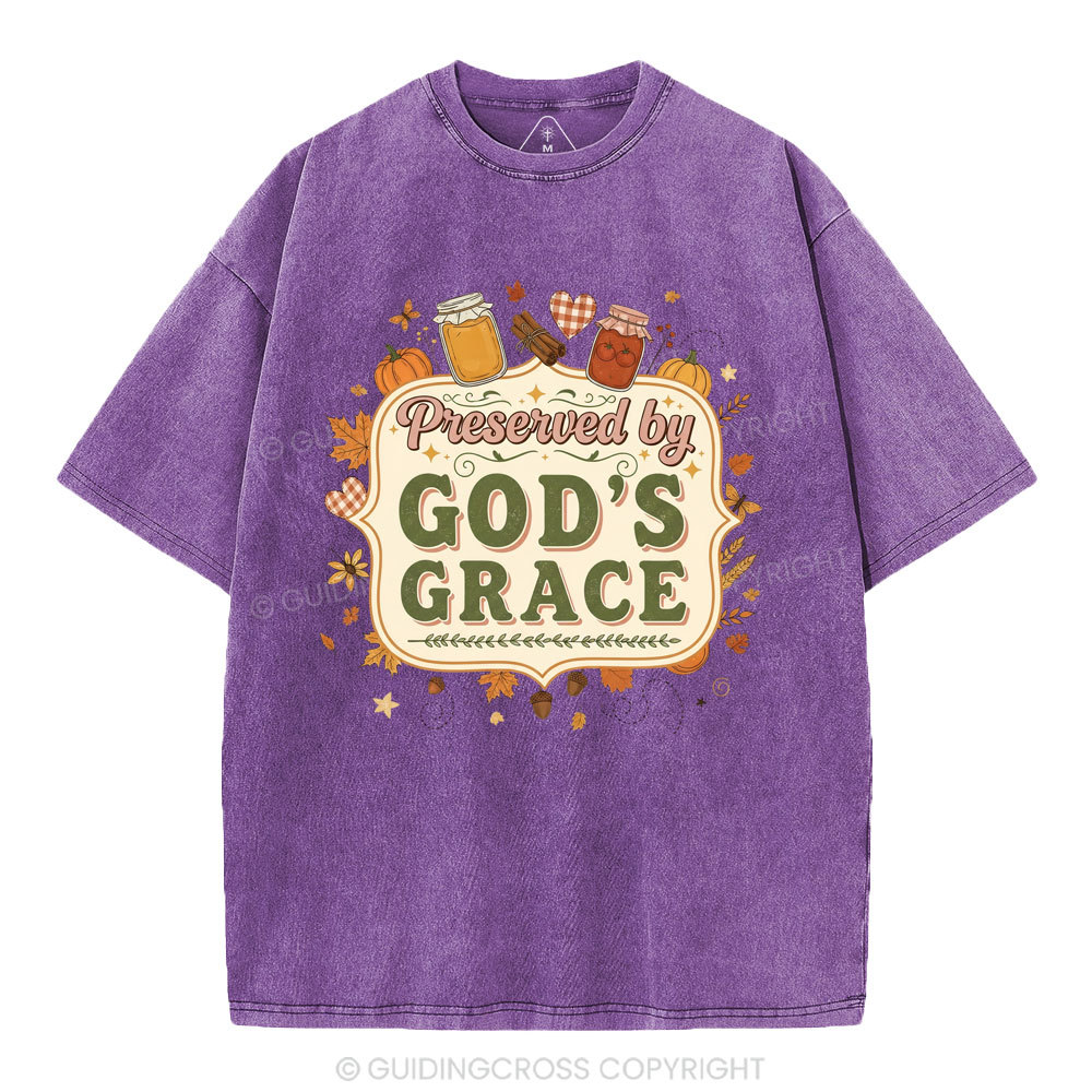 God's Grace Christian Washed T-Shirt