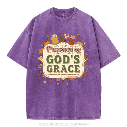 God's Grace Christian Washed T-Shirt