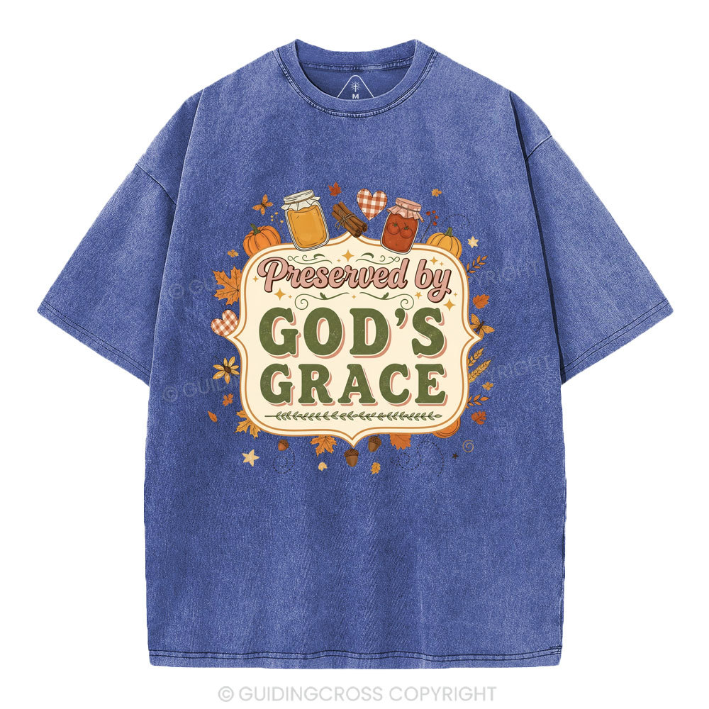 God's Grace Christian Washed T-Shirt