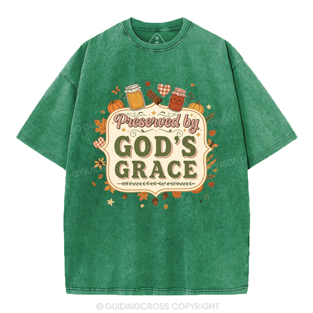 God's Grace Christian Washed T-Shirt