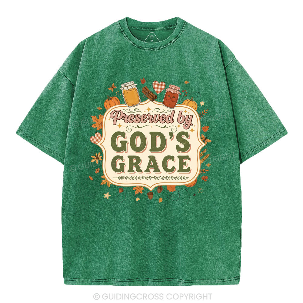 God's Grace Christian Washed T-Shirt