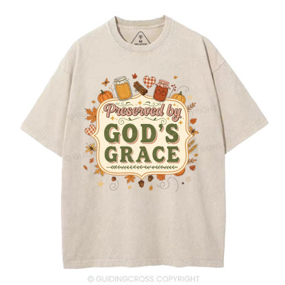 God's Grace Christian Washed T-Shirt