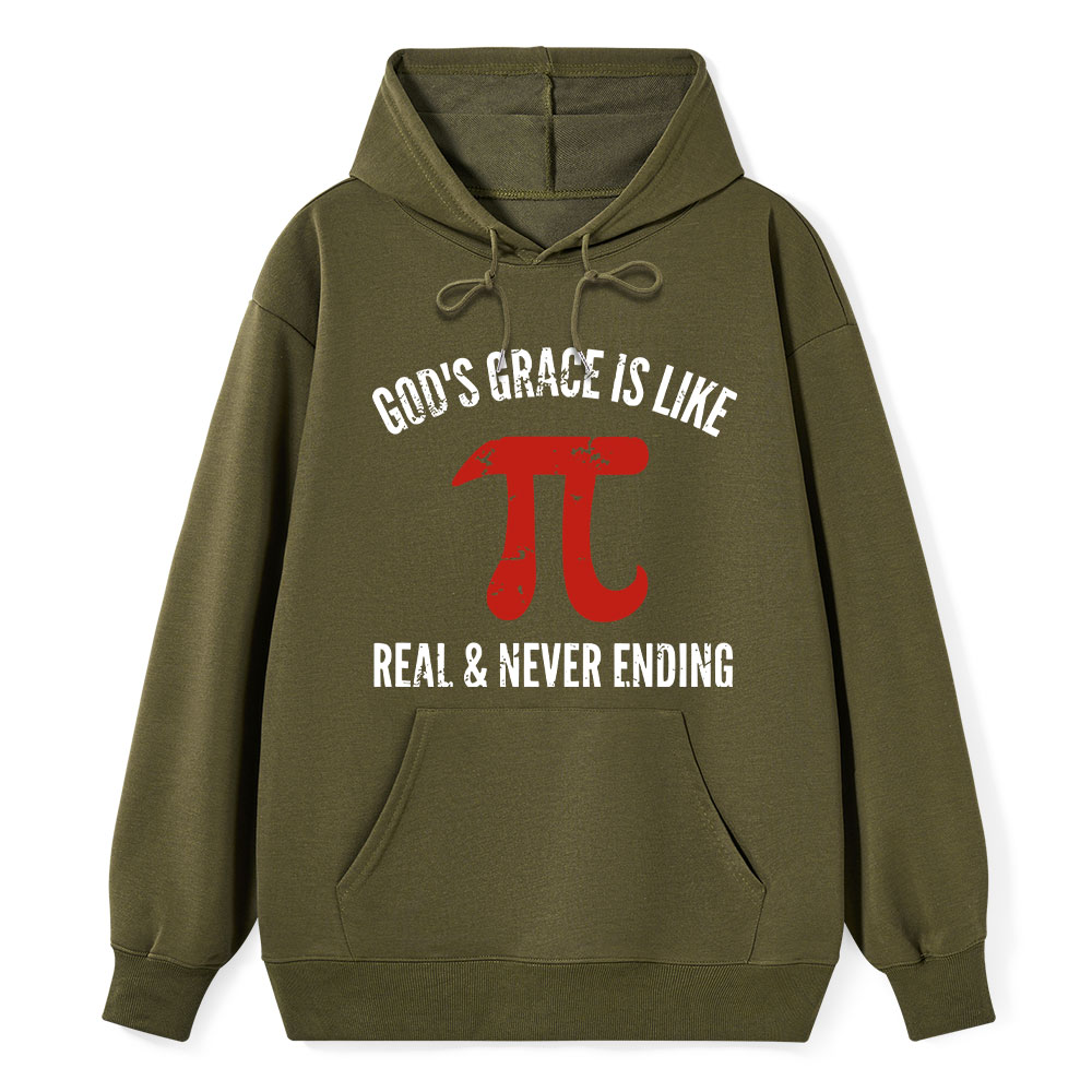 God's Grace Is Like Pi Christian Hoodie