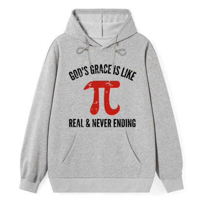 God's Grace Is Like Pi Christian Hoodie