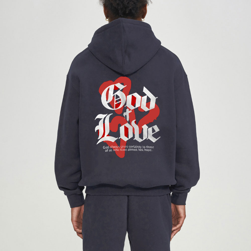 God's Love Christian Fleece Hoodie Set