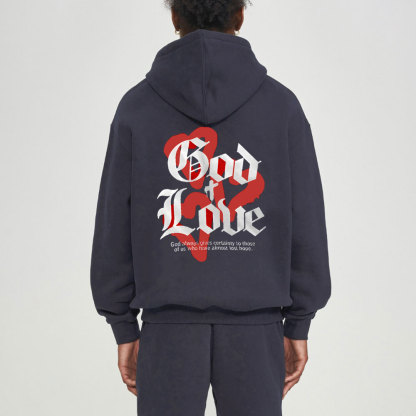 God's Love Christian Fleece Hoodie Set